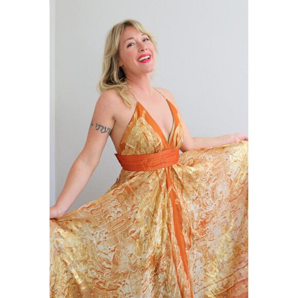 Deadstock Vintage Y2K Nicole Miller Silk Fairy Dress Women's XXS Extra Small XS - Picture 5 of 11